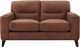 Aurora Furniture Elm Pecan Stationary Loveseat-0