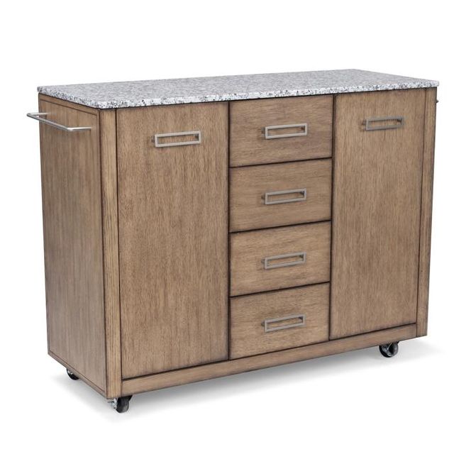 homestyles® Big Sur Brown Kitchen Cart-0