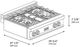 ZLINE 30" Stainless Steel Gas Rangetop-1