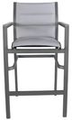 CabanaCoast® Customizable Origin Fabric/Wood Outdoor Padded Resort Bar Stool-1
