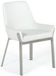 VIG Furniture Modrest Ganon Stainless Steel/White Dining Chair-0