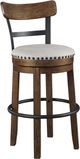 Signature Design by Ashley® Valebeck Brown Tall Swivel Barstool-0