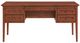 Whittier Wood® Furniture McKenzie Glazed Antique Cherry 4-Drawer Desk-3
