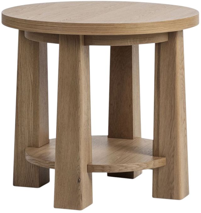 Classic Home Kenzie Amber Toast End Table-0