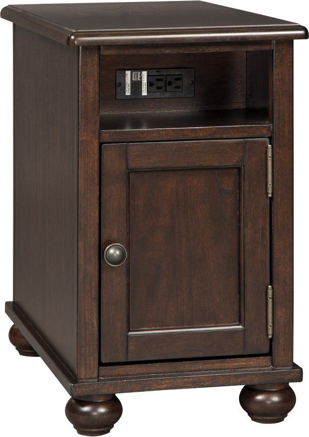 Signature Design by Ashley® Barilanni Dark Brown Chair Side End Table-0