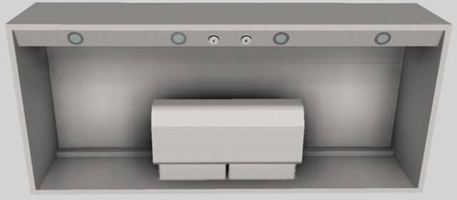 Vent-A-Hood® 54" Stainless Steel Wall Mounted Range Hood-3