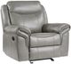 Mazin Furniture Aram Gray Glider Reclining Chair-0