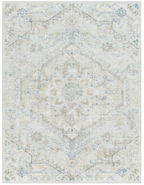 Surya Hera White 4'x6' Area Rug-0