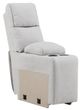 Signature Design by Ashley® Social Pointe 5-Piece Ash/Pearl Power Reclining Curved Sectional-2