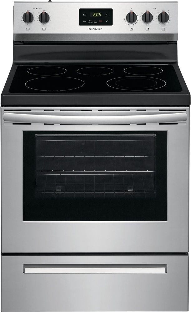 Frigidaire® 30" Stainless Steel Freestanding Electric Range-0