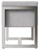 Bernhardt Stratum Gray/Polished Nickel Bench-4