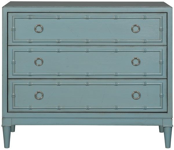 Vanguard® Furniture Vanguard McKinney Coastal Teal Nightstand-0