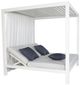 CabanaCoast® Customizable Muse Aluminum Outdoor Cabana Daybed with 1 Curtain-4
