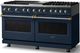 Viking® 5 Series 60" Slate Blue Pro Style Dual Fuel (LP) Range with Brushed Brass Trim-2
