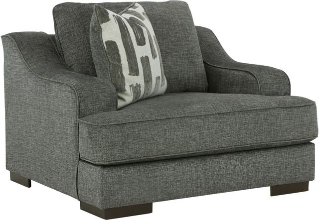 Benchcraft® Lessinger Pewter Oversized Chair-0