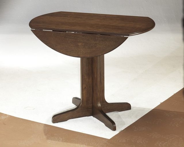 Signature Design by Ashley® Stuman Medium Brown Drop Leaf Dining Table-1