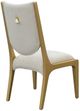 Michael Amini® Scotts Square Light Champagne Dining Side Chair-3