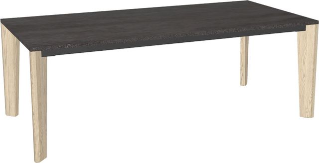 Amisco Customizable Fabiola 84" Rectangular Dining Table with 1" Thermo Fused Laminate Top-0