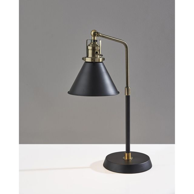 Adesso® Arthur Black Desk Lamp-0