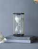 A & B Home White/Black Hourglass-1