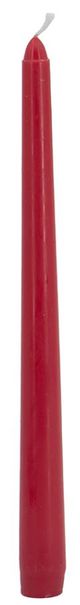 A & B Home Red Unscented Soy Wax Taper-2