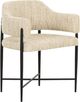 TOV Furniture Sezanne Matte Black/Taupe Dining Chair-0