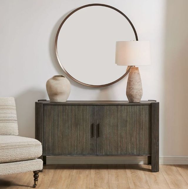 Uttermost® Drury Dark Gray Ceruse 2-Door Cabinet-1