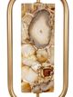 A & B Home White 15" Marble Table Lamp-3