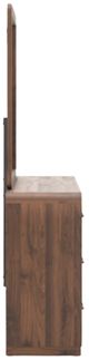 Signature Design by Ashley® Hollinaze Walnut Brown Dresser and Mirror-3