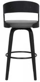 Armen Living Shelly Gray 26" Counter Stool-2