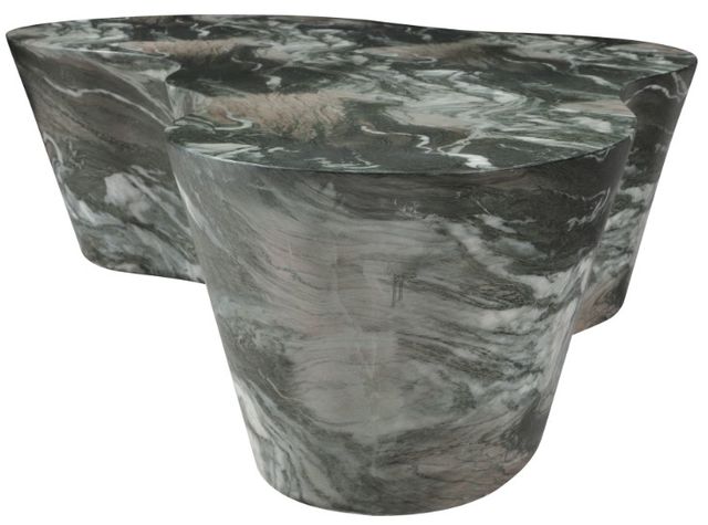 Meridian Furniture Monza Green Marble Coffee Table-1