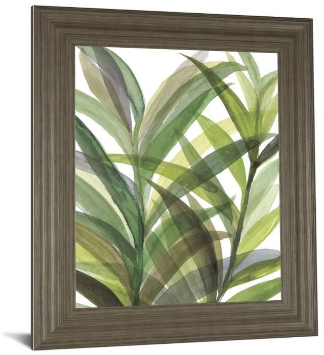 Classy Art Tropical Greens Il by Rebecca Meyers Framed Print Wall Art-1