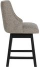 Signature Design by Ashley® Neymorton Brown/Dark Gray Swivel Bar Stool-3