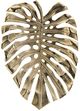 A & B Home  Gold Monstera Leaf-0