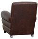 Fairfield® Parisian Cocoa/Espresso Leather Lounge Chair-3
