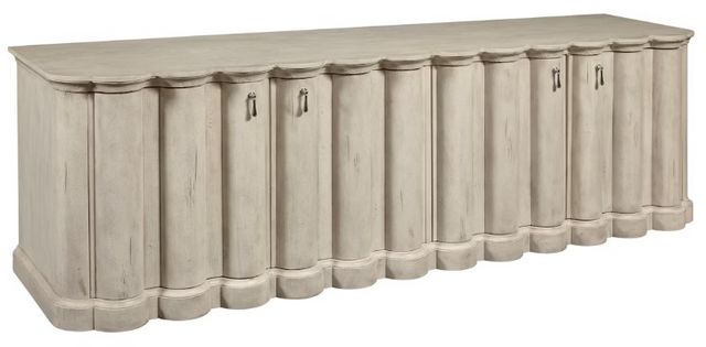 Pulaski™ Accents Antique White 4-Door Credenza