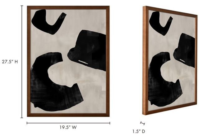 Moe's Home Collection Wells Style 2 Framed Painting-3