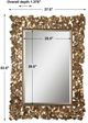 Uttermost® Capulin Antique Gold Leaf Mirror-2