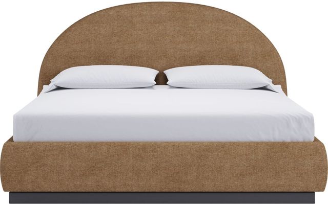 Modus Furniture Flex Porcini Chenille Full Upholstered Platform Bed-2