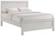 Elements International Sami White Upholstered Full Panel Bed-0