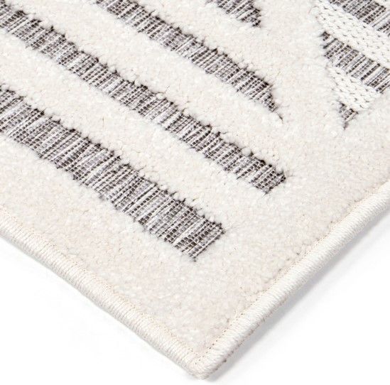 Orian Crochet Glass House Natural Gray 5'x8' Area Rug-2