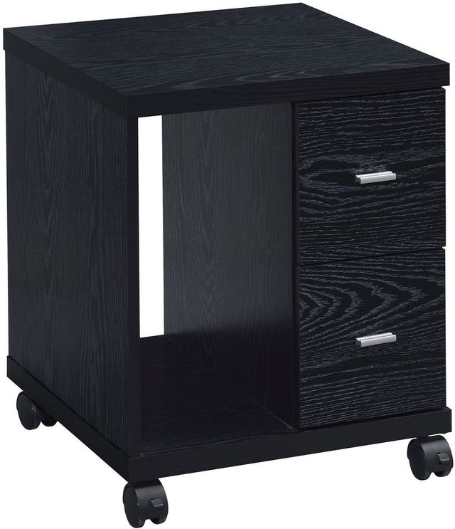 Coaster® Russell Black Oak 2-Drawer Computer Stand-0