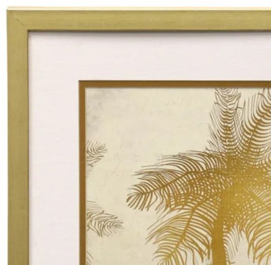 Stylecraft Gold/White Wall Art-1