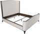 Michael Amini® Paris Chic Ivory Queen Channel Tufted Panel Bed-4