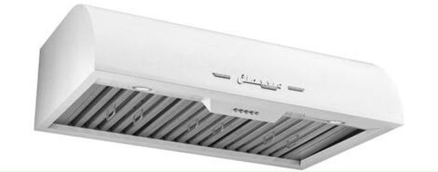 Unique® Appliances Classic Retro 30" Marshmallow White Under Cabinet Range Hood-2