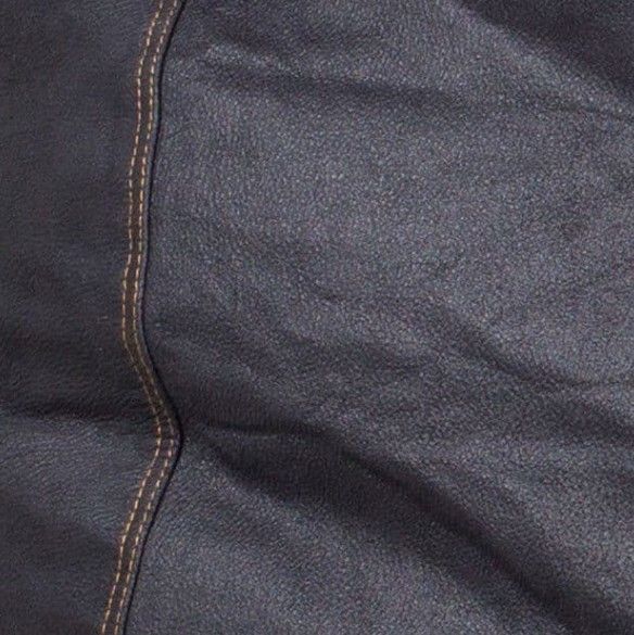 CordaRoy's® Black Faux Leather King Bean Bag Cover-1