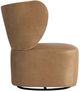 Bernhardt Oliver Bernhardt Living Brown Leather Swivel Chair-2