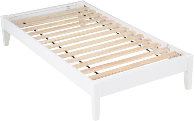 Coaster® Hounslow White Twin Platform Bed-2