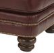 Flexsteel® Bay Bridge Dark Red Ottoman-1