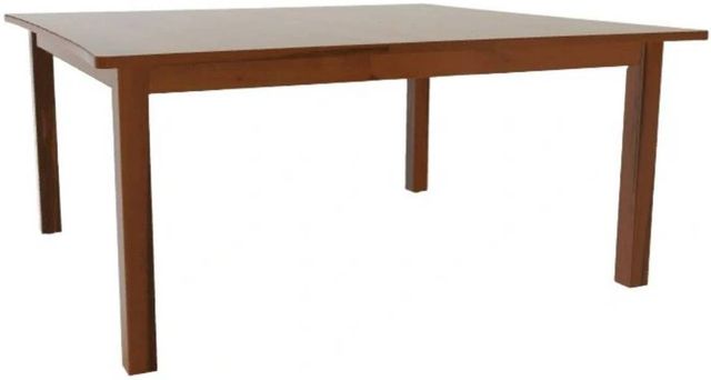 Mavin Customizable 60" x 60" Concave Extendable Dining Table with 12" Leaf-0